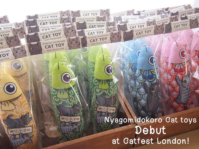 Nyagomidokoro Cat Toys Debut at Catfest London