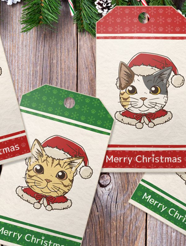 10 Printable Christmas Gift Tags for Cat Lovers