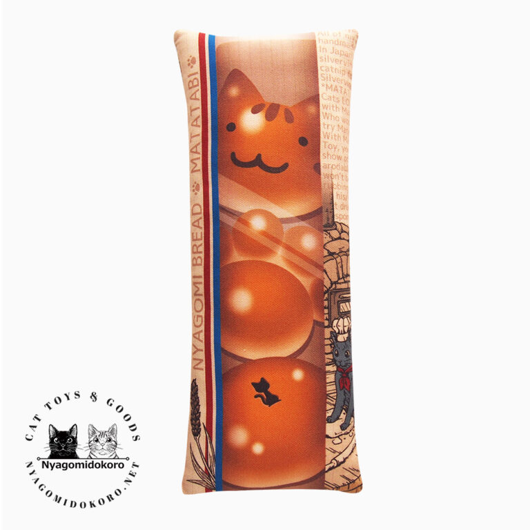 [No longer available] Cat Bread kicker Toy with Silvervine Nyagomidokoro