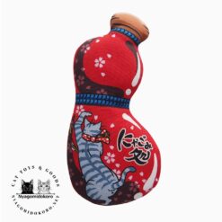 Gourd Sake Bottle shaped Cat Toy with Silvervine