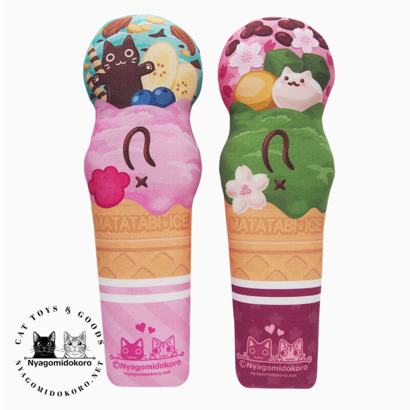 Matatabi Ice Cream Cat Toy with Silvervine Nyagomidokoro