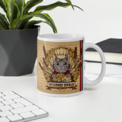 Cat Bread & Tabby Cat Coffee Mug