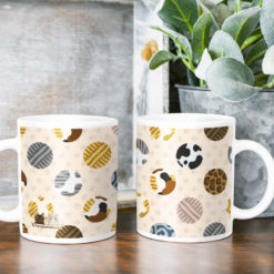 Cat fur pattern coffee mug