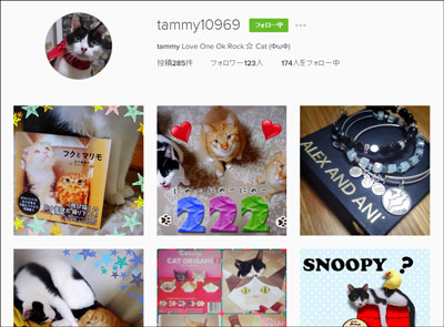 tammyさんのインスタ画像