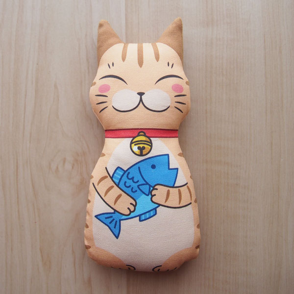 またたびのおもちゃ猫キッカー 茶トラ猫