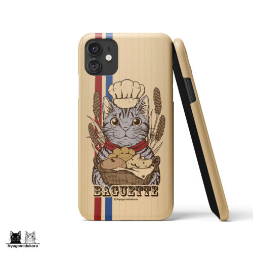 iPhoneハードケース　猫パンとサバトラ猫