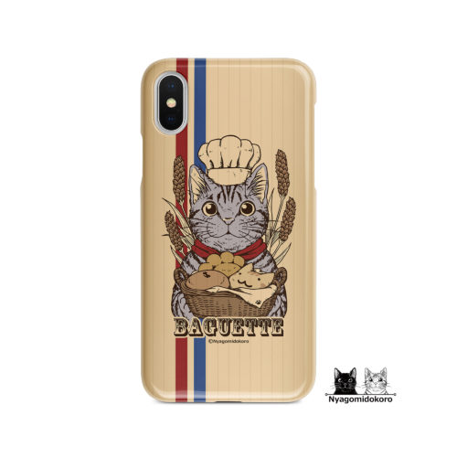 iPhoneハードケース　猫パンとサバトラ猫